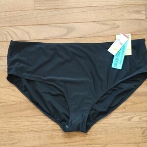 Beach Party Swimwear Black Bikini Bottom sz24